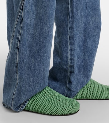 Babouche woven leather loafers | JW Anderson