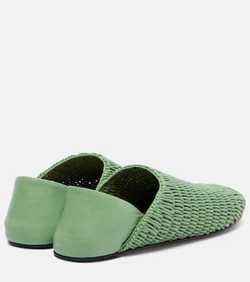 Babouche woven leather loafers | JW Anderson