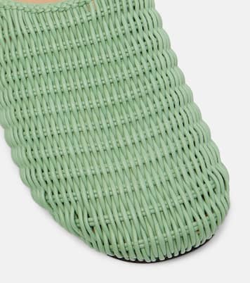 Babouche woven leather loafers | JW Anderson