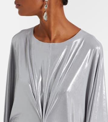 Choir lamé kaftan | Norma Kamali