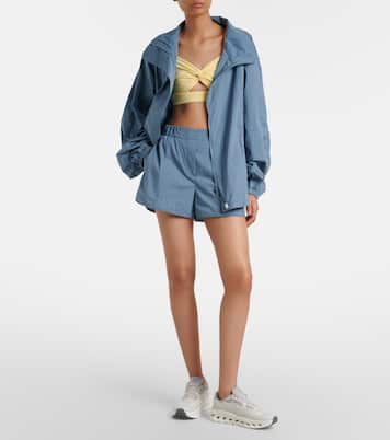 Shell cotton-blend shorts | Norba