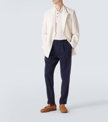 Wool-blend straight pants | Eleventy