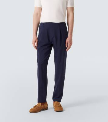 Wool-blend straight pants | Eleventy
