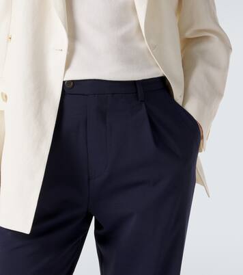 Wool-blend straight pants | Eleventy