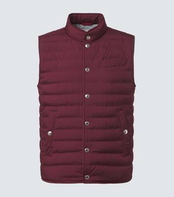 Technical down vest | Brunello Cucinelli