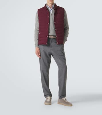 Technical down vest | Brunello Cucinelli