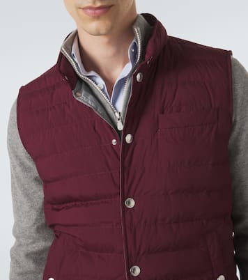Technical down vest | Brunello Cucinelli