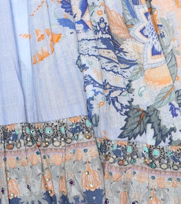 Jupe imprimée en coton à ornements | Camilla Kids