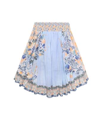 Jupe imprimée en coton à ornements | Camilla Kids