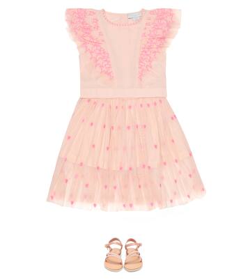 Embroidered cotton top | Stella McCartney Kids