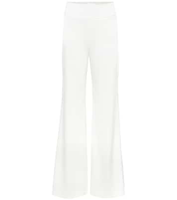 Pantalon évasé en crêpe | Galvan