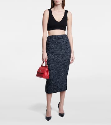 Cropped-Top aus Kaschmir | Dolce&Gabbana