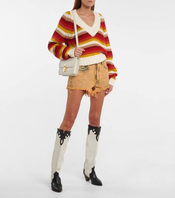 Shorts vaqueros Valparaiso tiro alto | Alanui