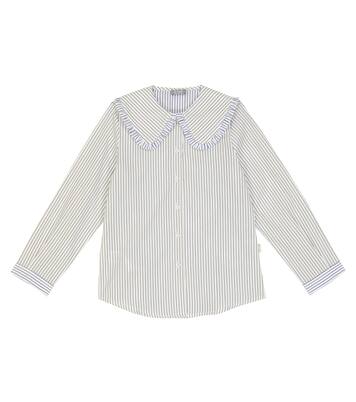 Striped cotton blouse | Il Gufo