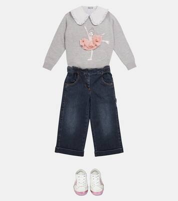 Striped cotton blouse | Il Gufo