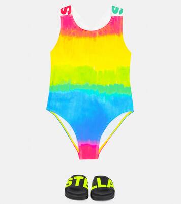 Striped swimsuit | Stella McCartney Kids