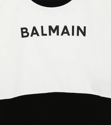 Sweat-shirt en coton à logo | Balmain Kids