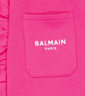 Pantaloni sportivi in cotone | Balmain Kids