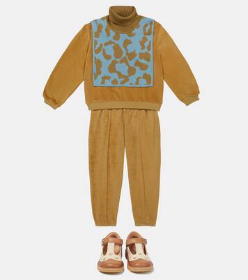 Intarsienstrick-Cape aus einem Wollgemisch | Paade Mode