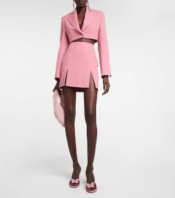 Minifalda de crepé | Blumarine