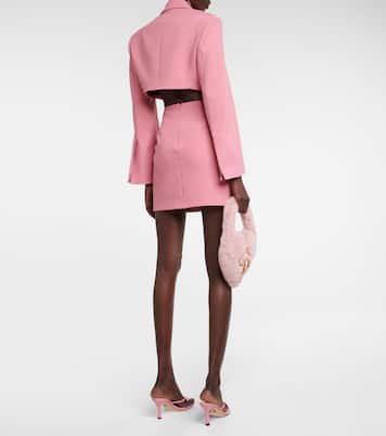 Minifalda de crepé | Blumarine