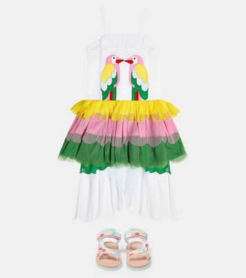Tiered tulle dress | Stella McCartney Kids
