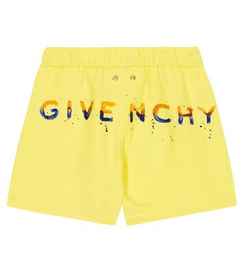 Paint logo swim shorts | Givenchy Kids