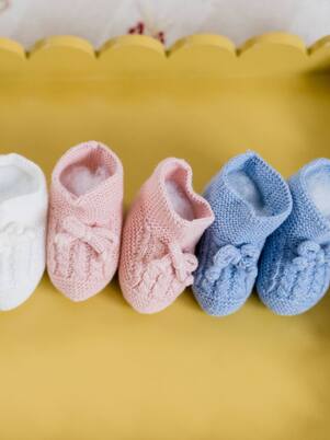 Orquidea cotton booties | La Coqueta