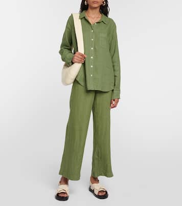 Pantalon ample Lola en lin | Velvet