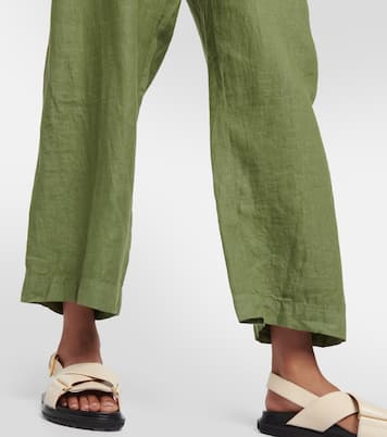 Pantalon ample Lola en lin | Velvet