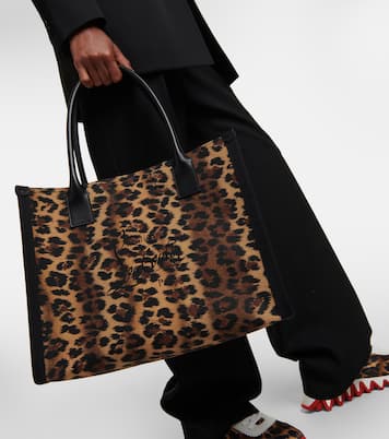 Nastroloubi Large canvas tote bag | Christian Louboutin