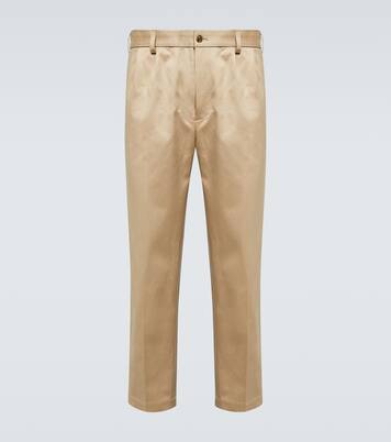Cotton gabardine straight pants | Junya Watanabe