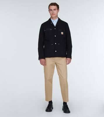Cotton gabardine straight pants | Junya Watanabe
