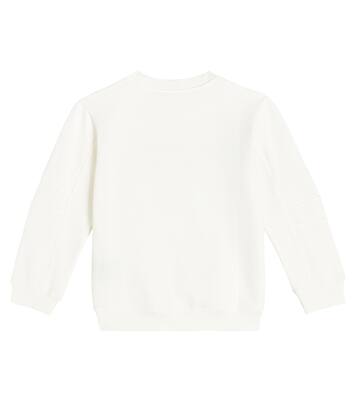 Logo cotton jersey sweatshirt | Balmain Kids