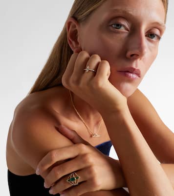 Héra 18kt gold ring with diamonds | Persée