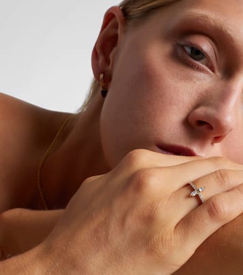 Héra 18kt gold ring with diamonds | Persée
