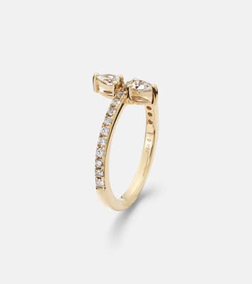 Héra 18kt gold ring with diamonds | Persée