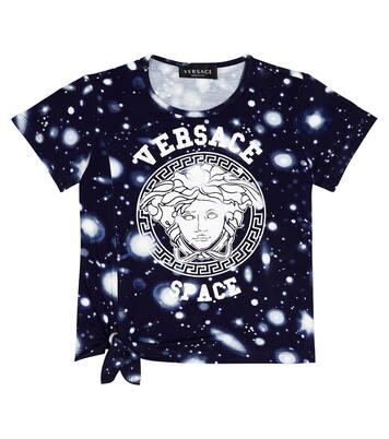 Medusa tie-detail T-shirt | Versace Kids