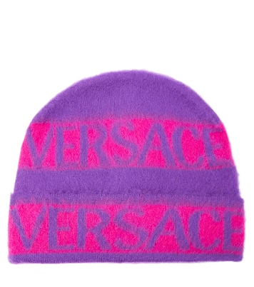 Logo wool beanie | Versace Kids