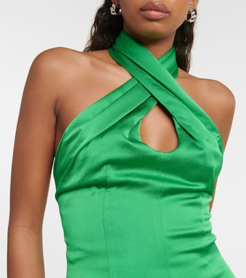 Midikleid aus Satin | Rasario