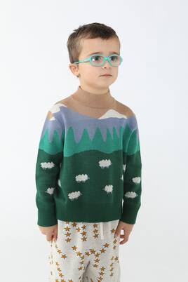 Pullover Chamonix aus Baumwolle und Wolle | Tinycottons