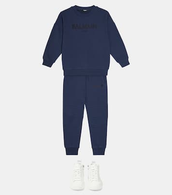 Pantalones deportivos de algodón | Balmain Kids