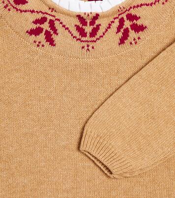 Lidia wool-blend intarsia sweater | La Coqueta