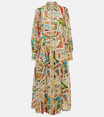 Robe chemise Star Man en lin | Alémais