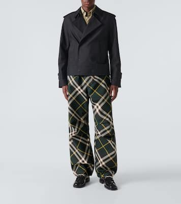 Burberry Check wide-leg pants | Burberry