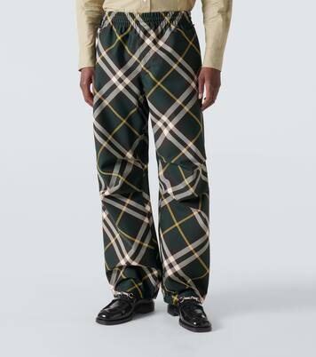 Burberry Check wide-leg pants | Burberry