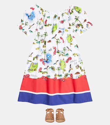 Robe rayée imprimée en coton | Patachou