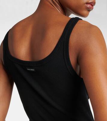 Ribbed-knit cotton tank top | Dolce&Gabbana