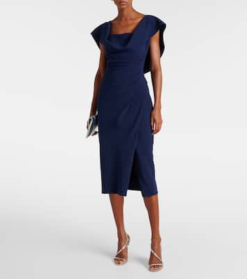 Abito midi con ruches | Carolina Herrera