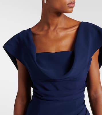 Abito midi con ruches | Carolina Herrera